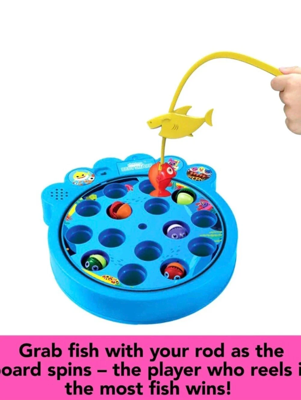 Pinkfong Baby Shark Let's Go Hunt Fishing Game - Plays the Baby Shark Song